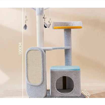 Large Cat Scratching & Jumping Platform